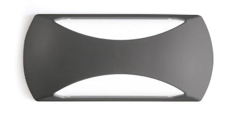 GEALUCE Applique in plastica bianco-antracite IP65 LED GEALUCE Applique in plastica bianco-antracite IP65 LED